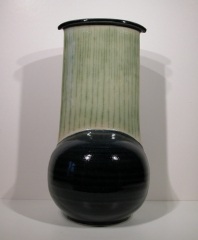 Vase flad p rund, Bent Wiborg